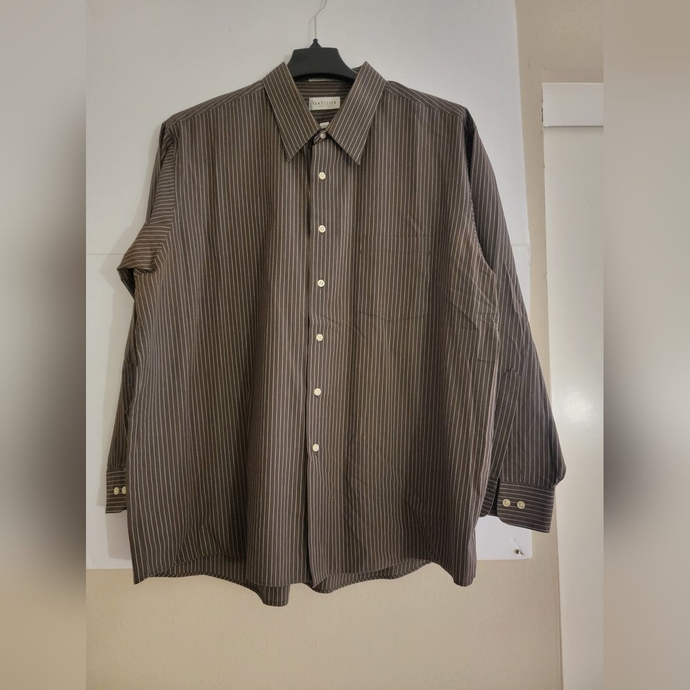 VAN HEUSEN Men's long sleeve shirt Size, 18- 34/35 XXL